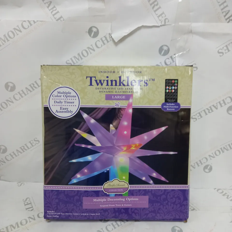 BOXED PACIFIC ACCENTS STAR BURST LIGHT