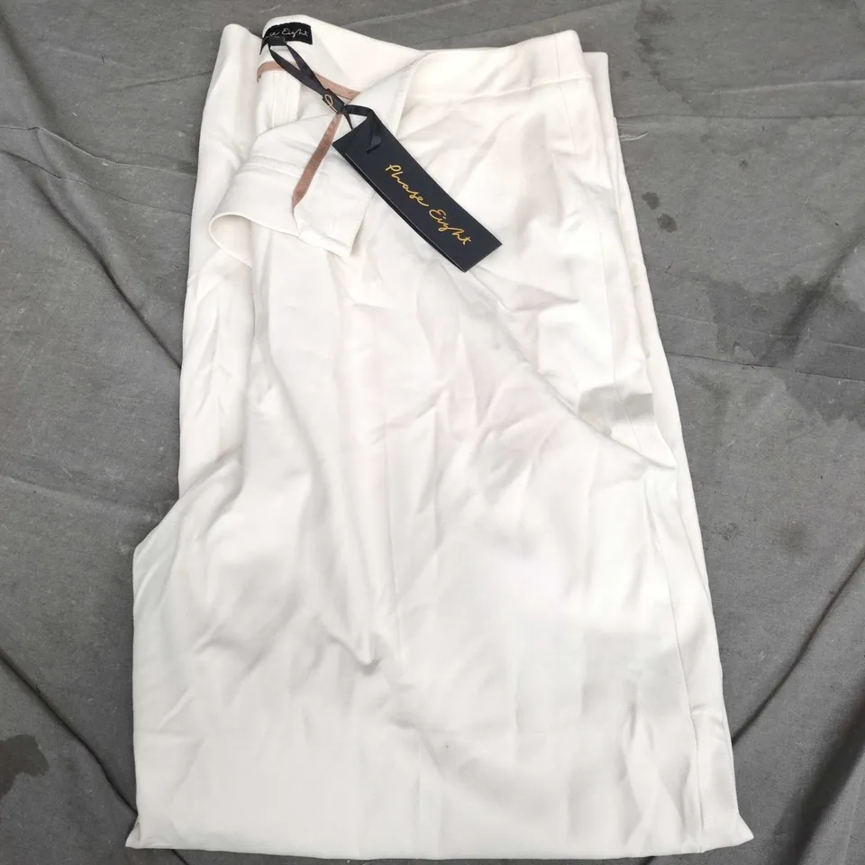 PHASE EIGHT CELYN TROUSERS – ALMOND, UK 20