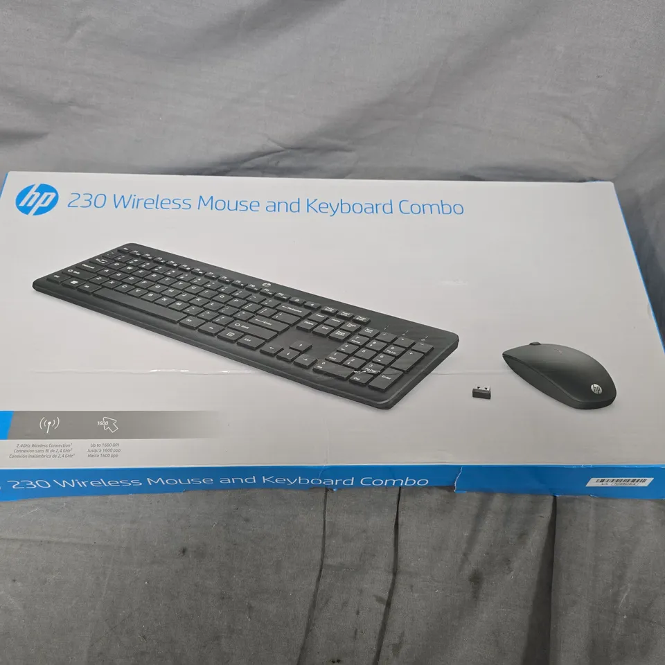 HP 230 WIRELESS KEYBOARD AND MOUSE COMBO – BOXED