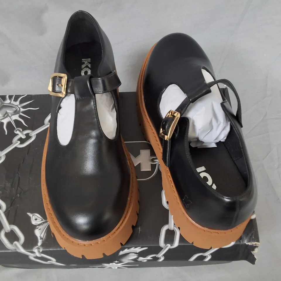 BOXED KOIABBOT MEN'S CHUNKY MARY JANE'S IN BLACK - UK 9