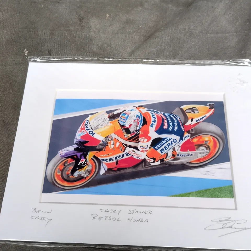 BRIAN CASEY - CASEY STONER REPSOL HONDA PAINTING