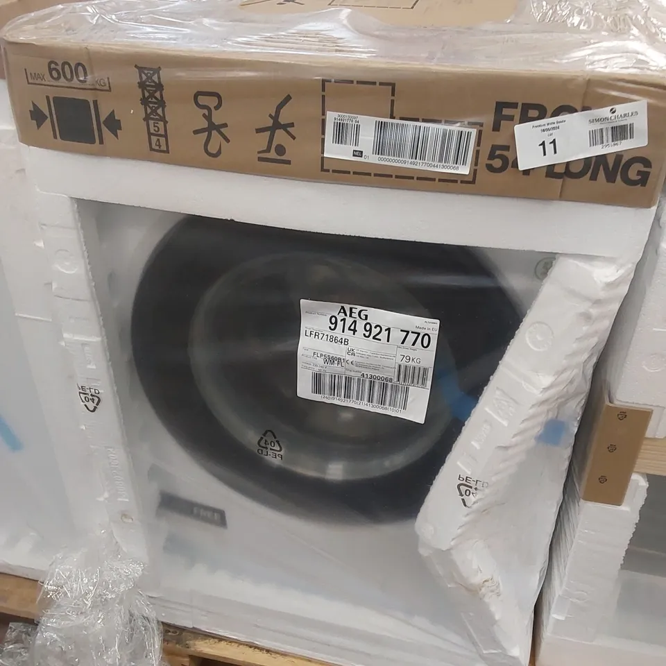 AEG 7000 SERIES PRO STEAM 8Kg WASHING MACHINE WHITE Model LFR71864B RRP £709