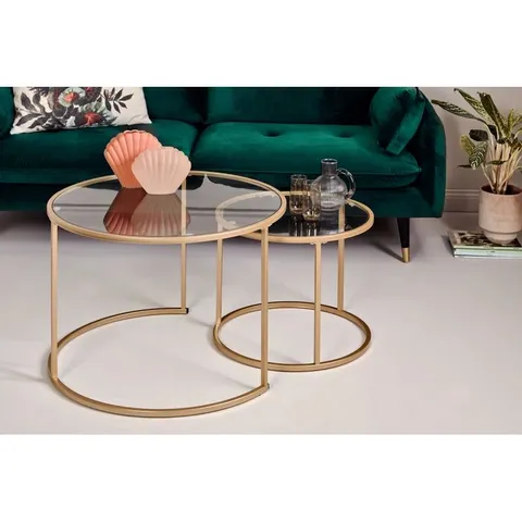 BOXED ADIRA 2-PIECE LIVING ROOM TABLE SET (1 BOX)