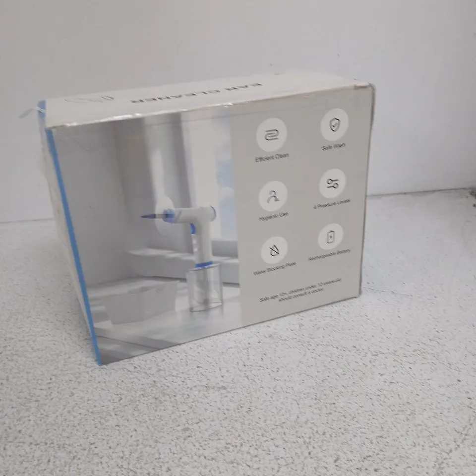 ELECTRIC EAR CLEANER WITH IRRIGATION SYSTEM – BOXED