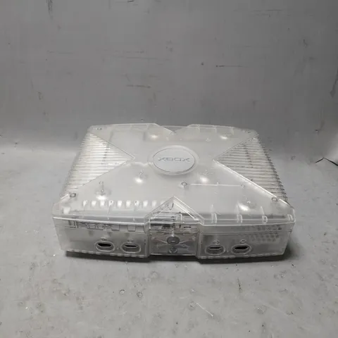 XBOX VIDEO GAME SYSTEM ORIGINAL CRYSTAL CONSOLE