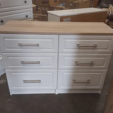 FULLY ASSEMBLED ST. GEORGE 6 DRAWER CHEST