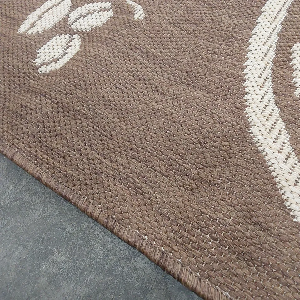 BRAND NEW PACO HOME COUNTRY AREA RUG - BROWN // SIZE: 120 X 170cm