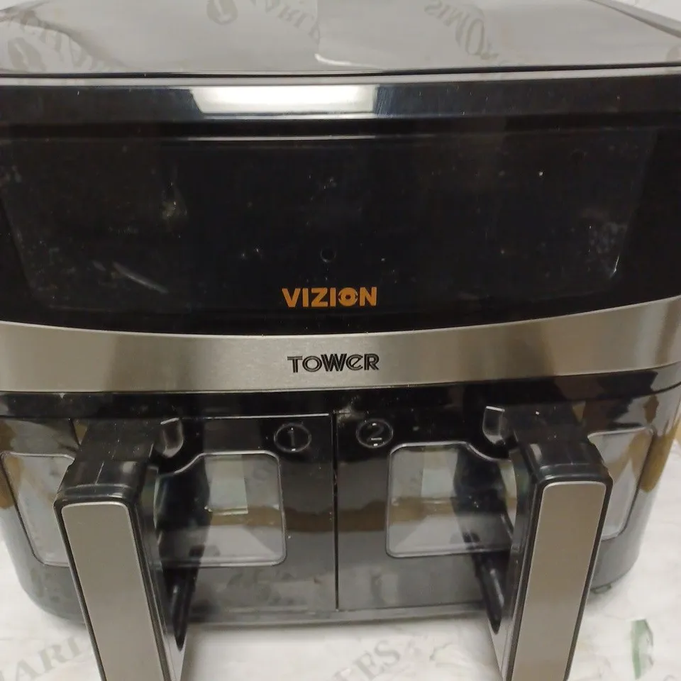 TOWER, T17100, VORTX VIZION 9L DUAL BASKET AIR FRYER