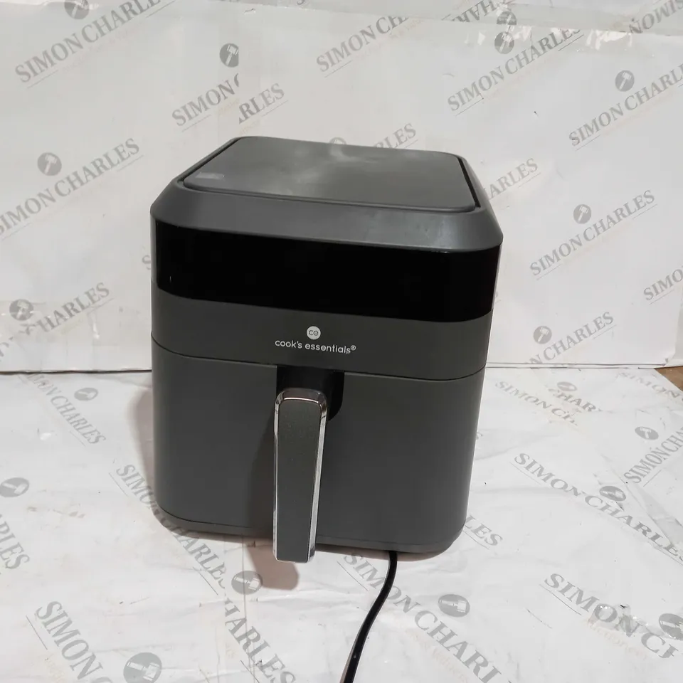 COOK'S ESSENTIALS 5.8L AIR FRYER IN SLATE GREY