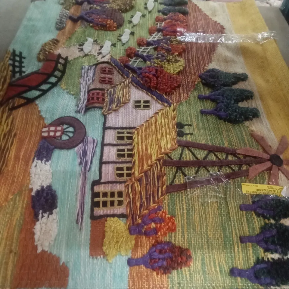 COUNTRY HOUSE HANGING WALL RUG 75X100CM