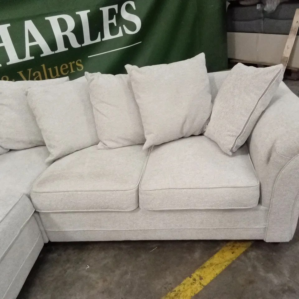 DURY CHUNKY WEAVE SCATTERBACK CORNER GROUP SOFA RRP £1149