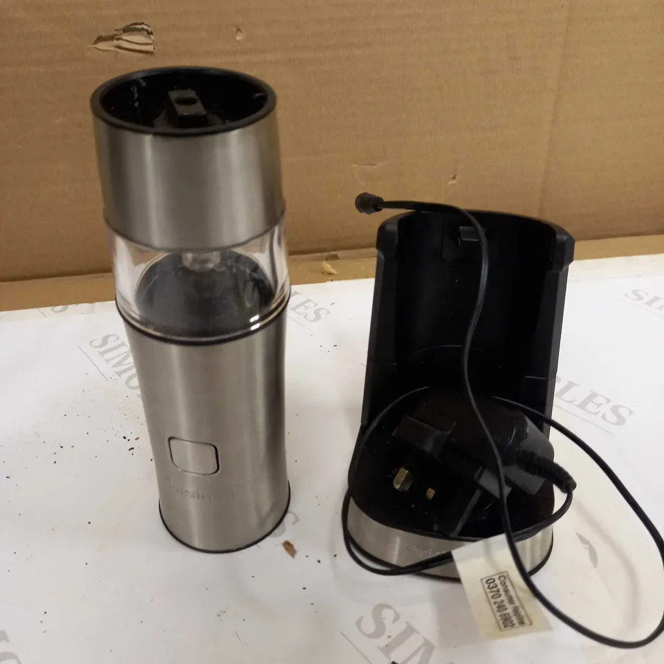CUISINART RECHARGEABLE SEASONING MILL ELECTRIC SALT & PEPPER GRINDER