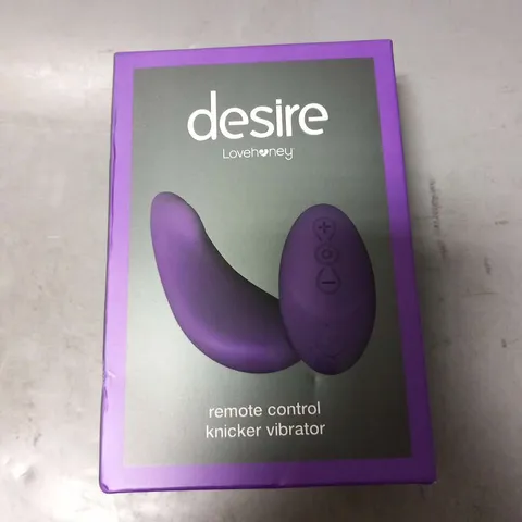 BOXED DESIRE LOVE HONEY REMOTE CONTROL KNICKER VIBRATOR