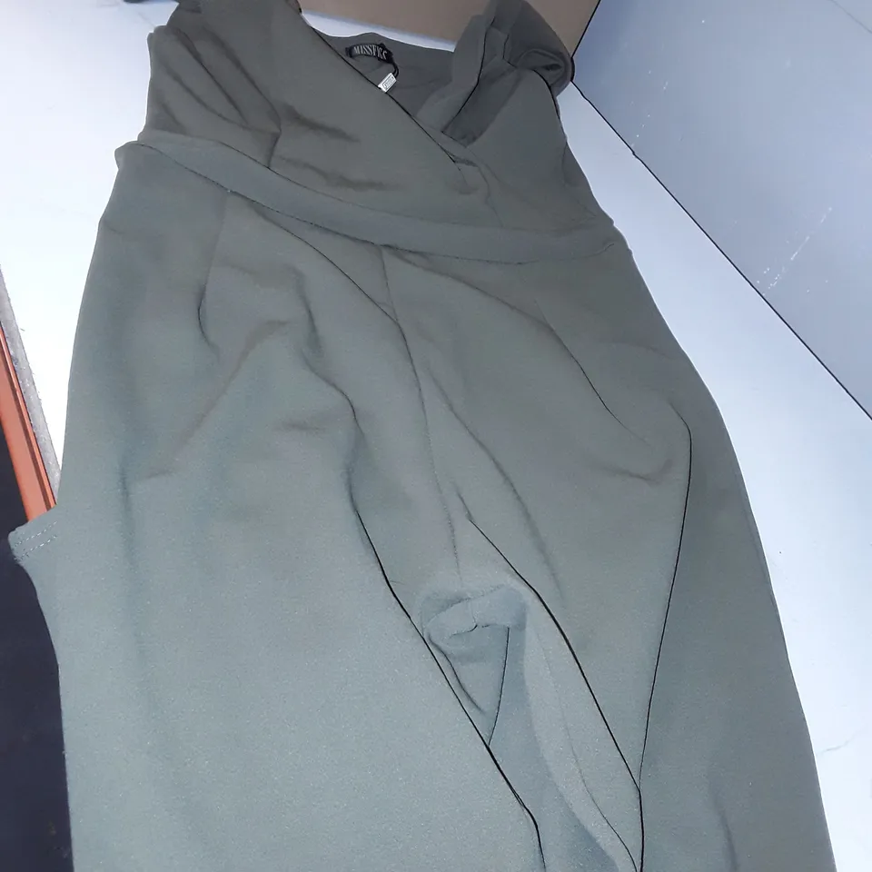 KHAKI STRAPPED JUMPSUIT