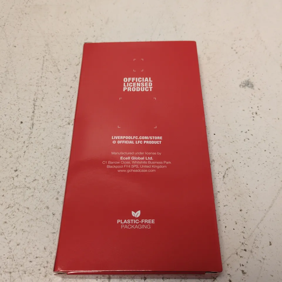LIVERPOOL FC OFFICIAL LICENSED TECH ACCESSORIES – BLACK FABRIC ITEM IN RED BOX
