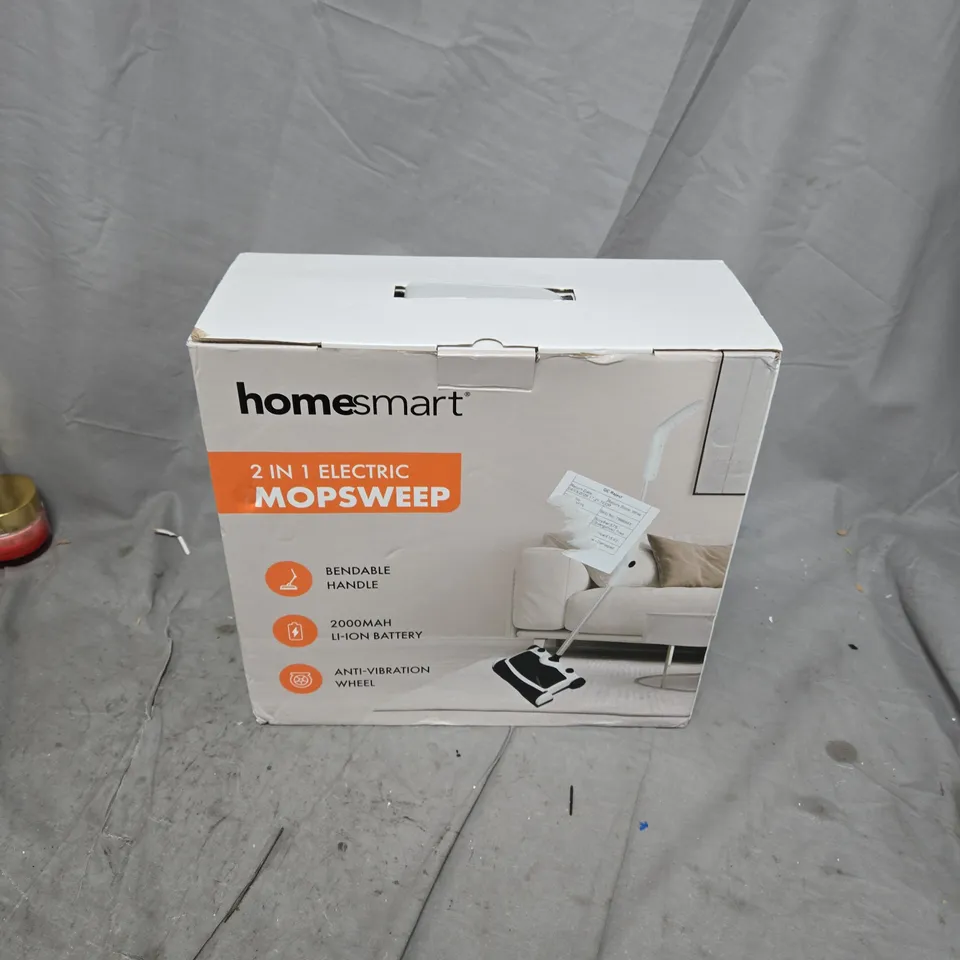 HOMESMART 2-IN-1 MOPSWEEP ELECTRIC MOP - BOXED 