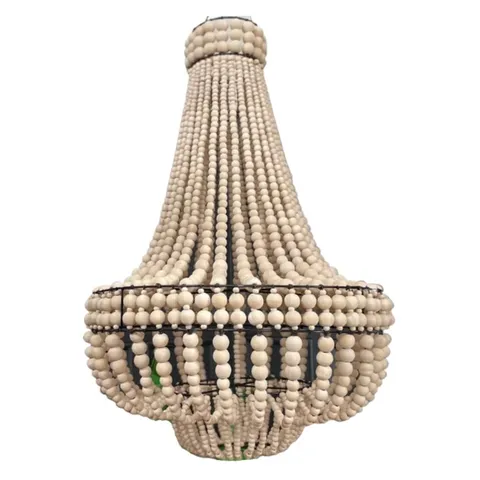 BOXED LIONS MANE BEAD CHANDELIER