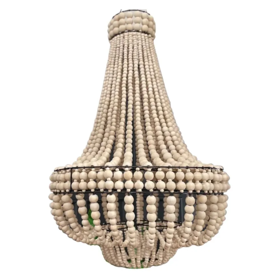 BOXED LIONS MANE BEAD CHANDELIER