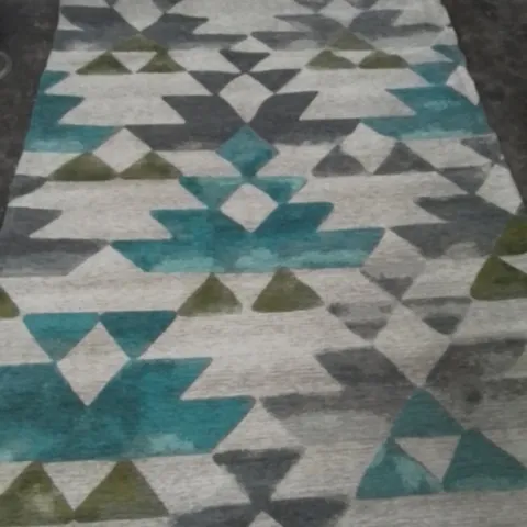 SMART HALI BEIGE/AQUA RUG 200X135CM