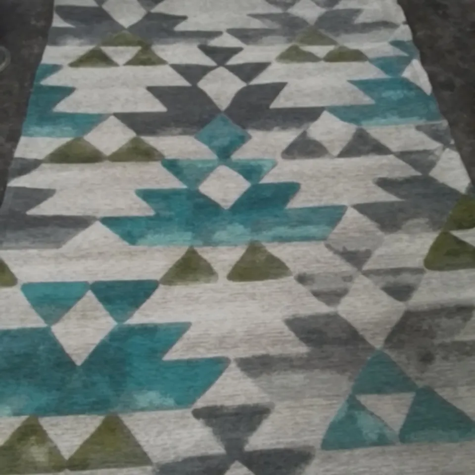 SMART HALI BEIGE/AQUA RUG 200X135CM