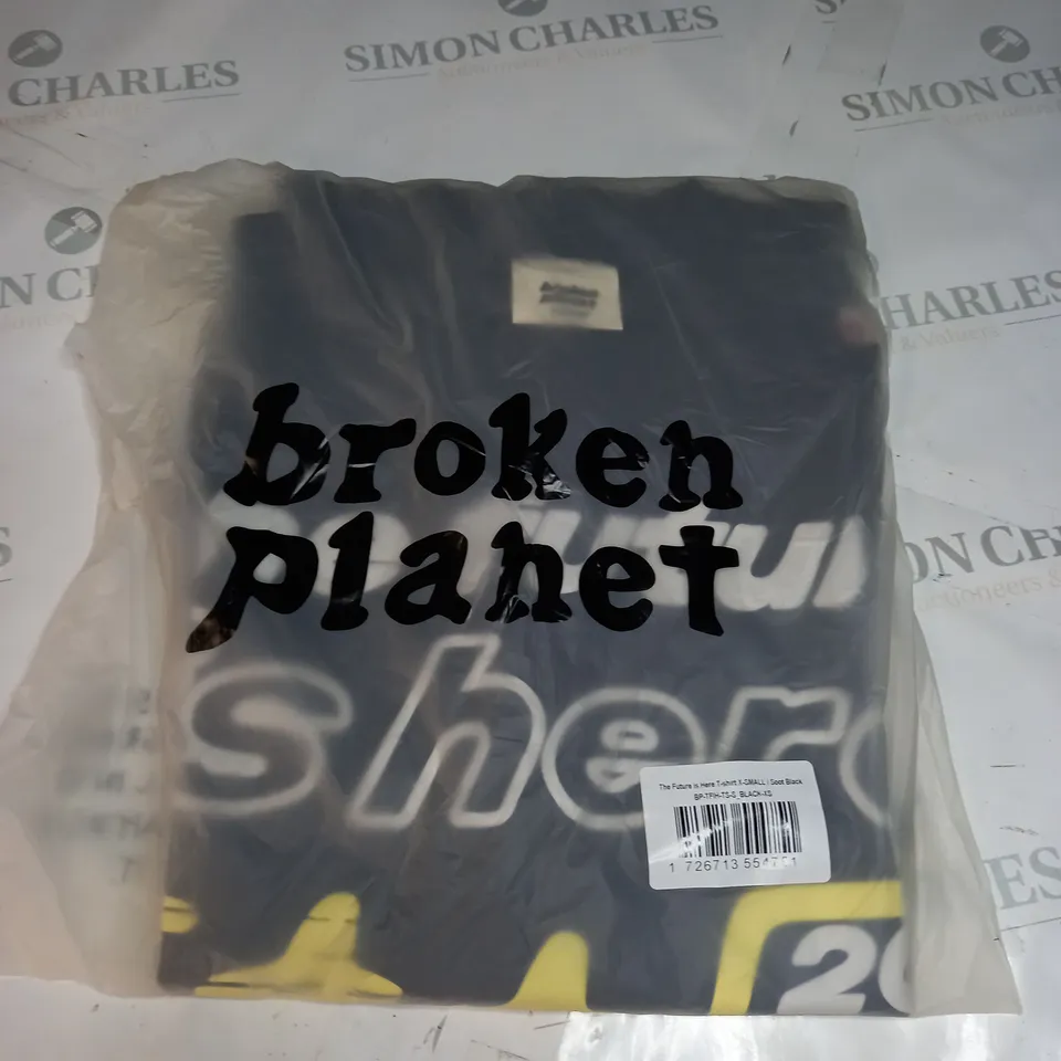 SEALED BROKEN PLANET THE FUTURE IS HERE T-SHIRT SIZE XS