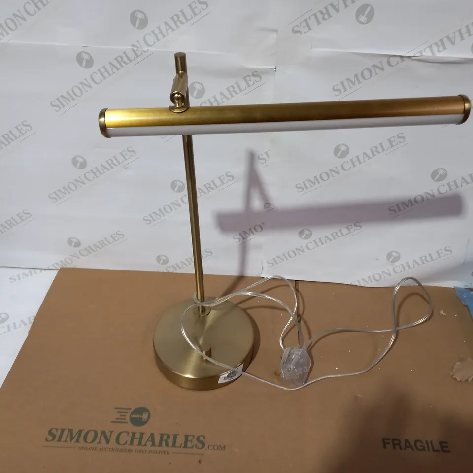 DESIGNER GOLD FINISH LED TABLE LAMP