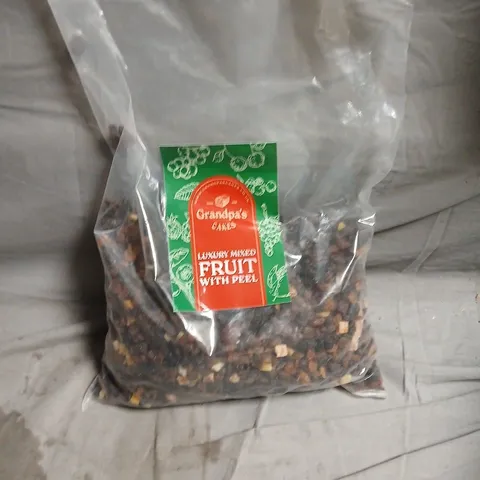 GRANDPAS CAKES LUXURY MIXED FRUIT WITH PEEL – 1.9KG BAG