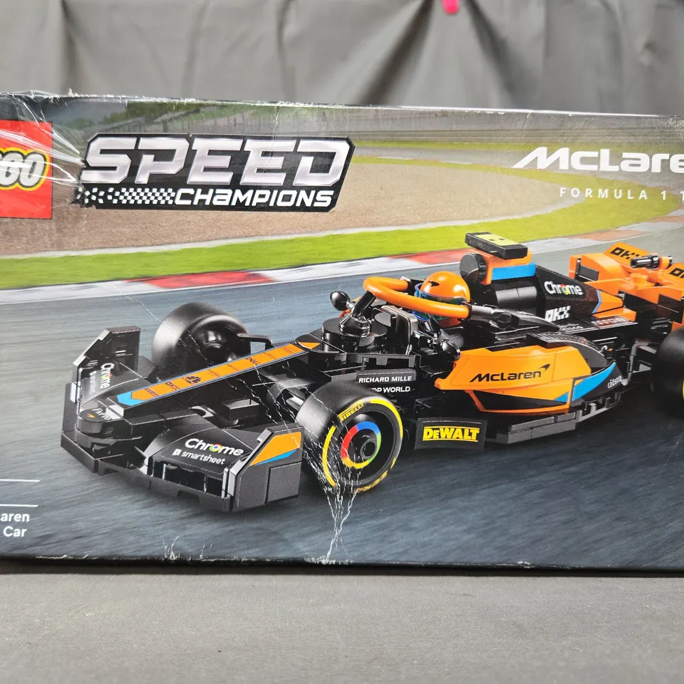 BOXED LEGO SPEED CHAMPIONS 76919 2023 MCLAREN FORMULA 1 CAR