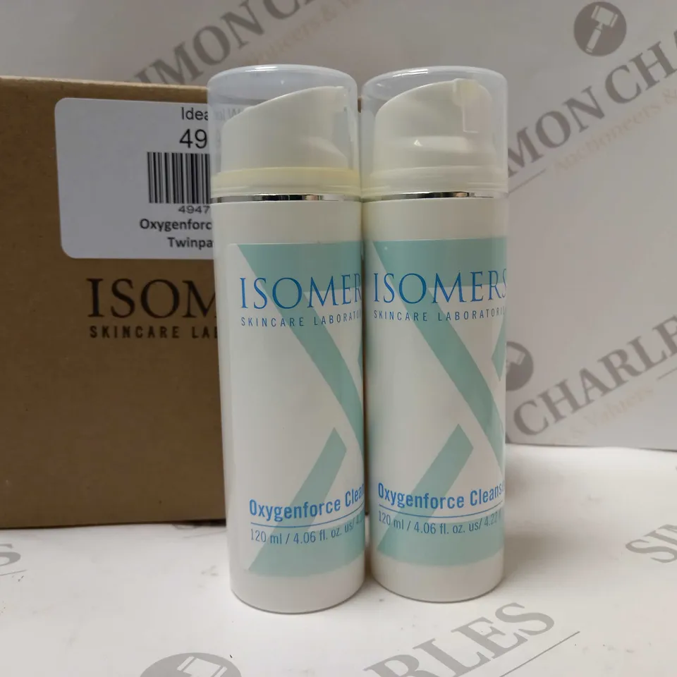 BOX OF 2 X 120ML ISOMERS OXYGENFORCE CLEANSER