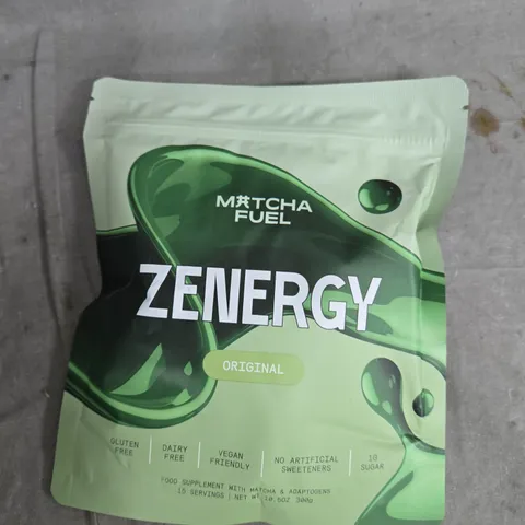 ZENERGY MATCHA FUEL ORIGINAL β 300G VEGAN ENERGY SUPPLEMENT POWDER
