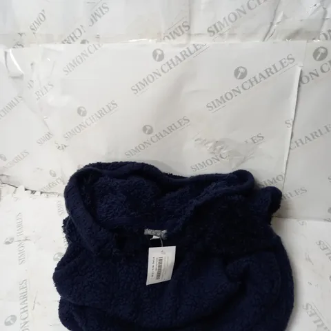 BOX OF ASSORTED ITEMS TO INCLUDE ROBES, SWEATERS, TOPS ETC
