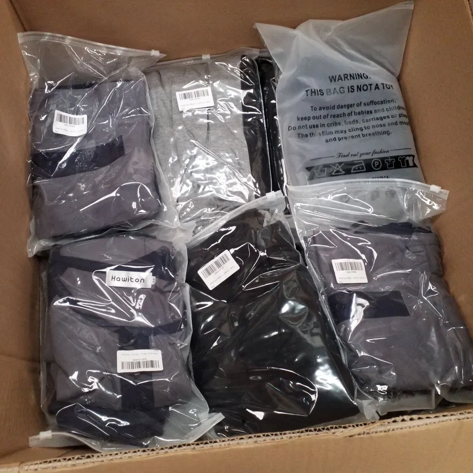 BOX CONTAINING APPROXIMATELY 26 ASSORTED ASENIZA MENS PYJAMA SHORTS SETS
