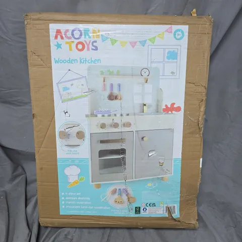 ACORN FLOORSTANDING WOODEN PLAY KITCHEN - STONE