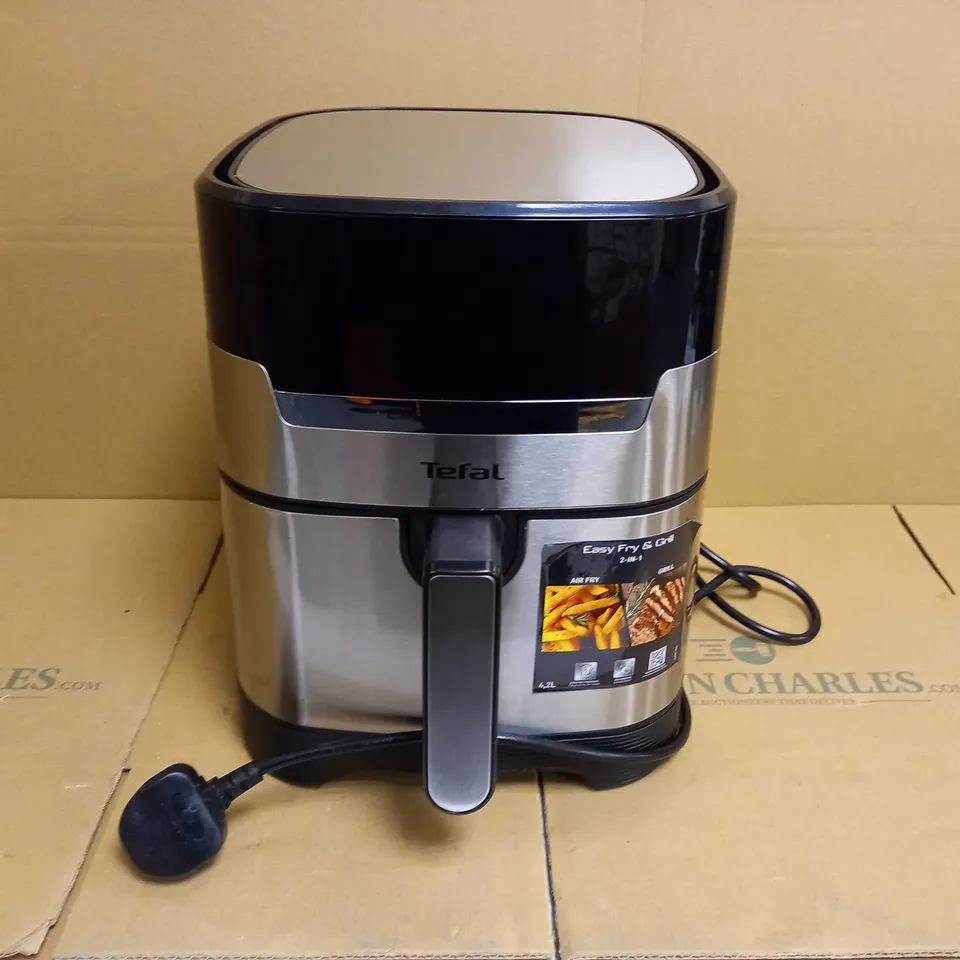TEFAL EASYFRY PRECISION+ EY505D27 AIR FRYER & GRILL, CAPACITY, TIMER, TEMPERATURE, STAINLESS STEEL