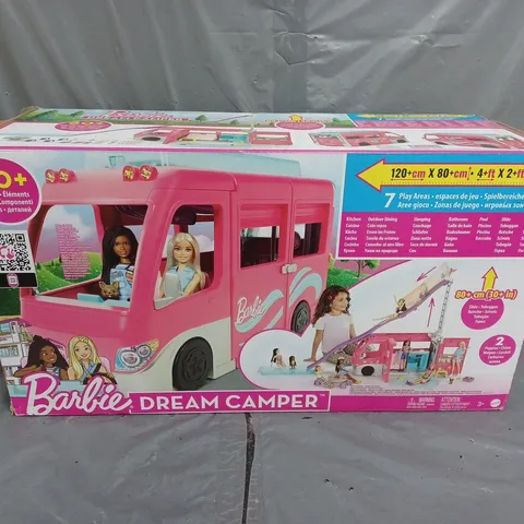 BARBIE DREAM CAMPER VEHICLE PLAYSET AND ACCESSORIES