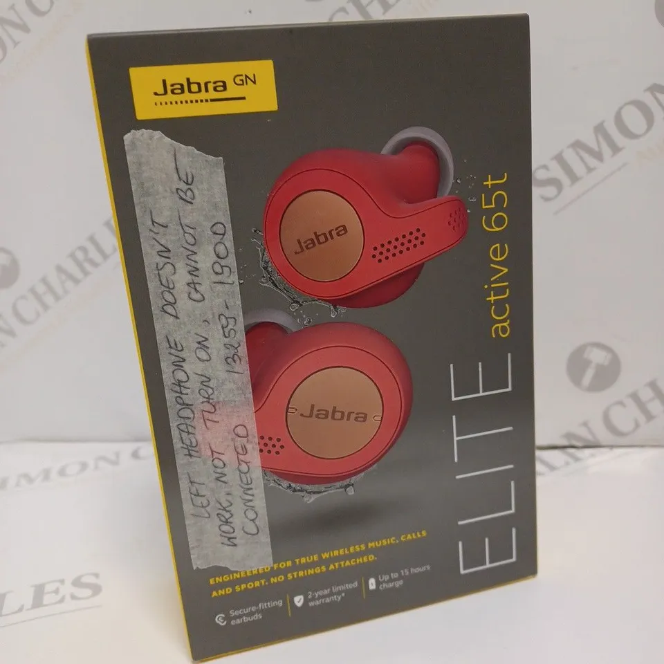 BOXED JABRA ELITE ACTIVE 65T EARBUDS