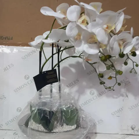 JM BY JULIEN MACDONALD 3 STEM REAL TOUCH FAUX ORCHID
