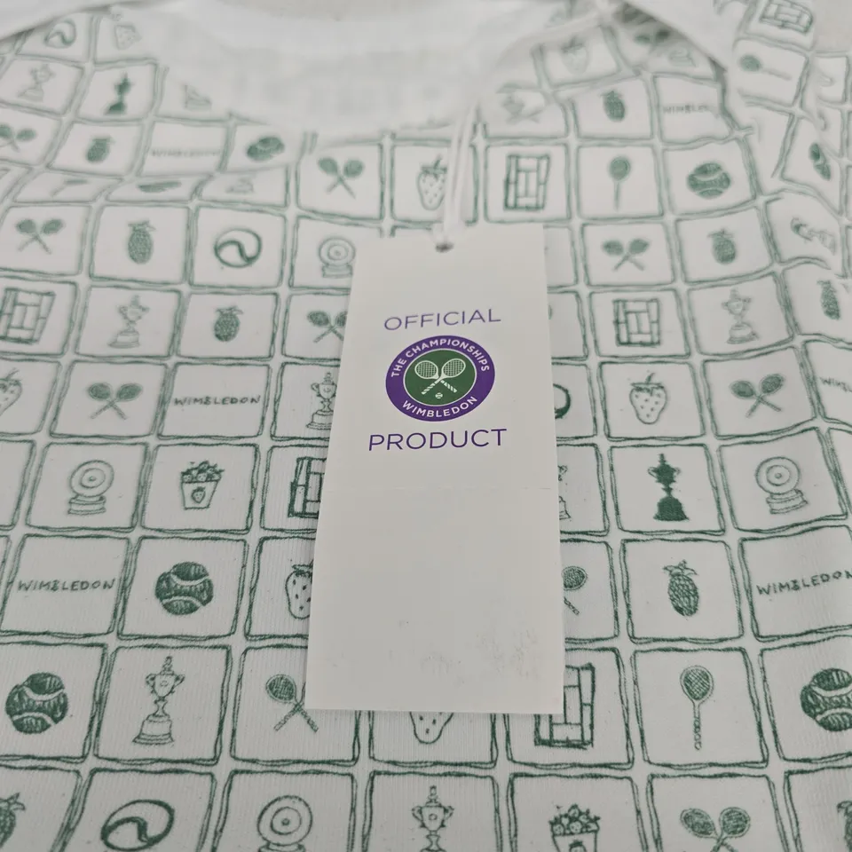 WIMBLEDON OFFICIAL BABY GROW – WHITE, 12-18 MONTHS