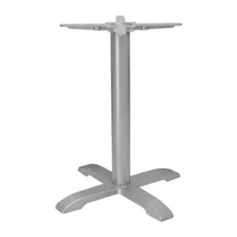 BOXED BOLERO CAST IRON TABLE BASE GREY