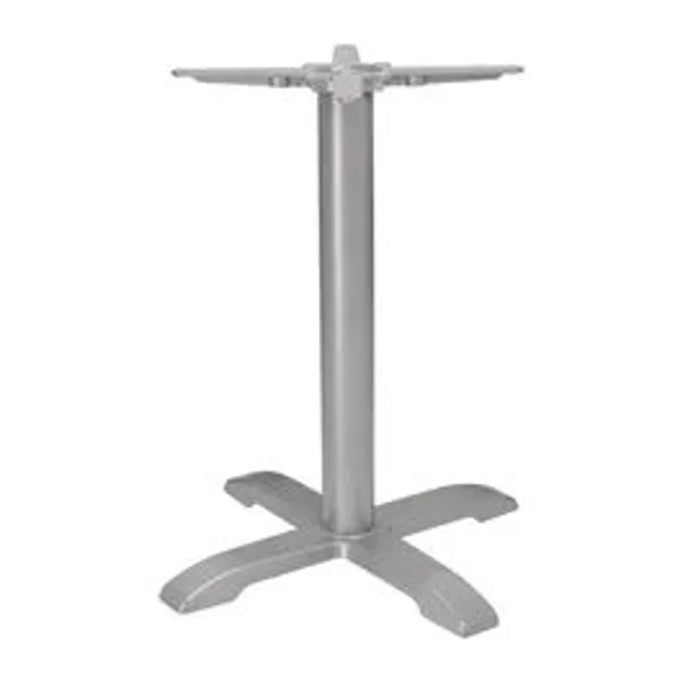 BOXED BOLERO CAST IRON TABLE BASE GREY