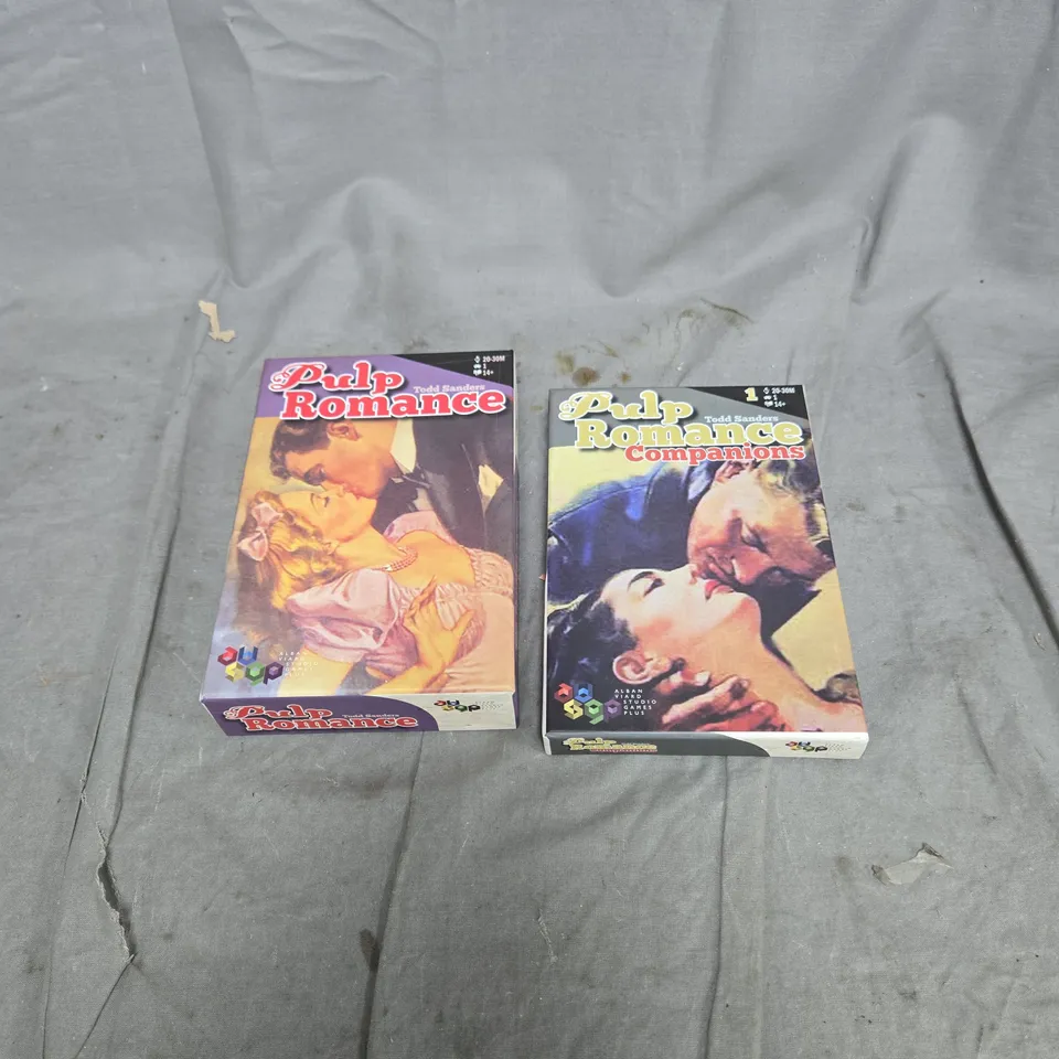 PULP ROMANCE AND PULP ROMANCE COMPANIONS BY TODD SANDERS CARD/DICE GAME 