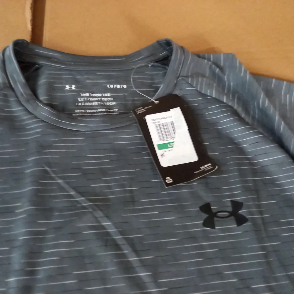 UNDER ARMOUR GREY TECH TEE - L
