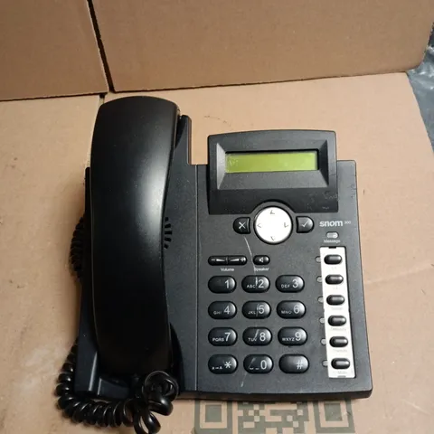 BOX OF APPROXIMATELY 20 OFFICE TELEPHONES AND CABLES 