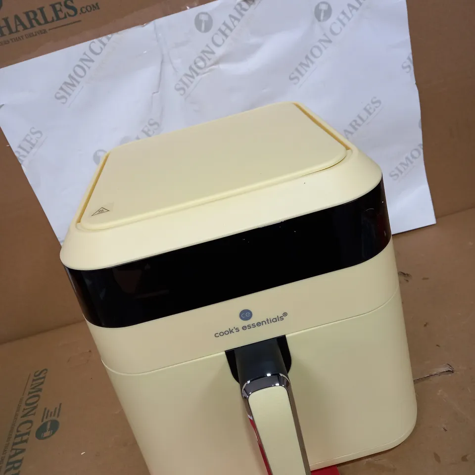 COOKS ESSENTIALS AIR FRYER IN YELLOW