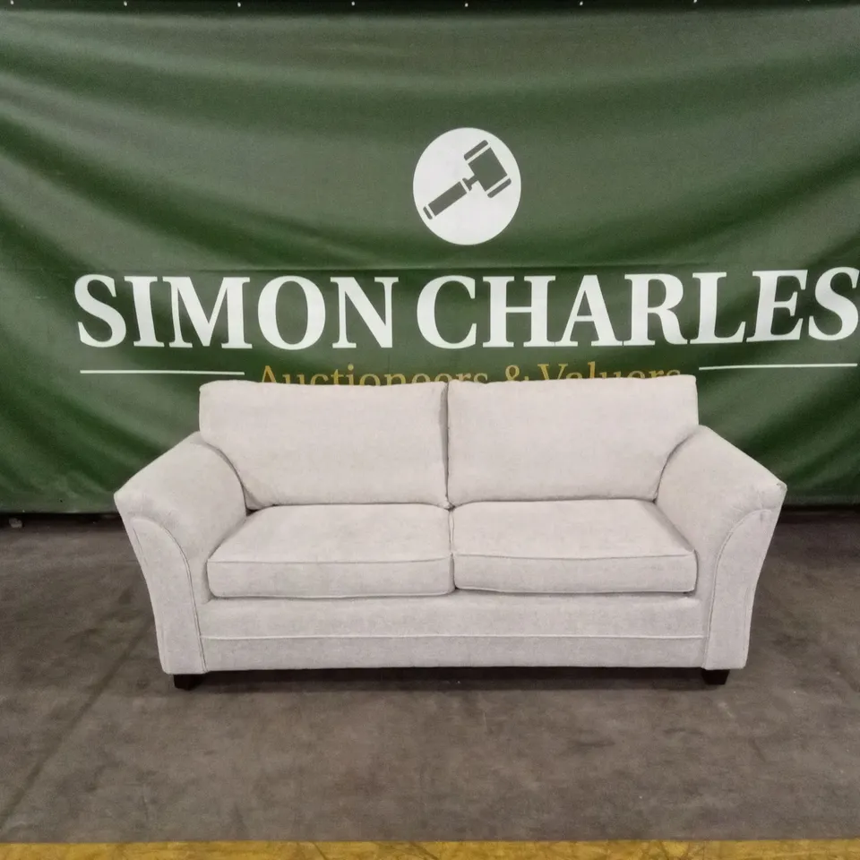 DURY CHUNKY WEAVE 3 SEATER STANDARD BACK SOFA - NATURAL RRP £649