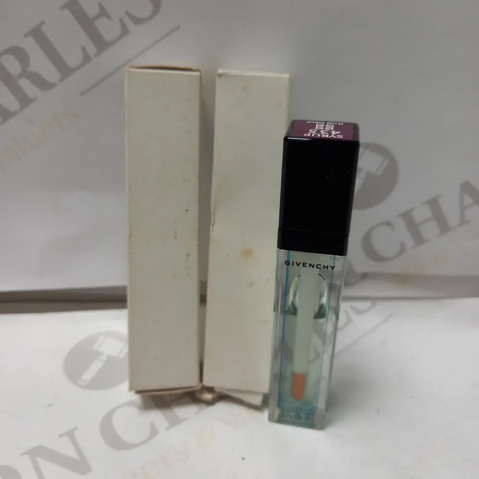 LOT OF 4 X GIVENCHY POP GLOSS SYRUP - 435 PLUM SYRUP