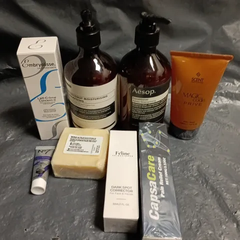 APPROXIMATELY 15 ASSORTED HEALTH & BEAUTY PRODUCTS TO INCLUDE PAIN RELIEF CREAM, AESOP CONDITIONER, DARK SPOT CORRECTOR ETC 