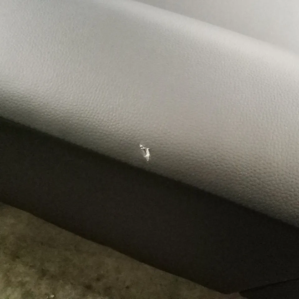 CLARKE LEFT HAND CORNER FAUX LEATHER CHAISE SOFA RRP £599