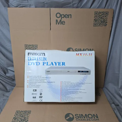 MAXIM ULTRA SLIM DVD PLAYER MX11-31