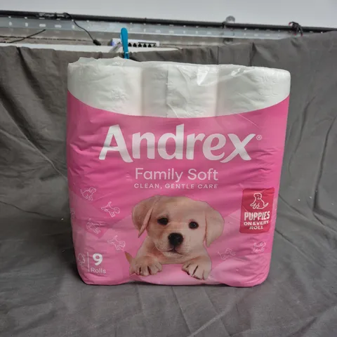 BOX OF APPROXIMATELY 80 ROLLS OF ANDREX TOILET PAPER